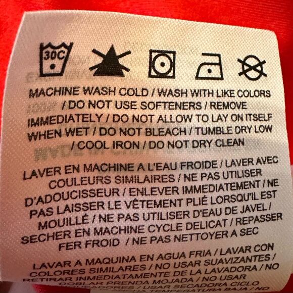 Nike Golf Women's Dri-Fit Polo Shirt Top Red White Black. Size Large - Picture 8 of 9